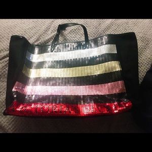 Victoria’s Secret Sequined Tote. Large